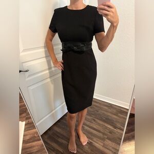 Calvin Klein Black Dress with Belt size 4